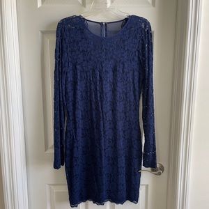 Long sleeve lace dress